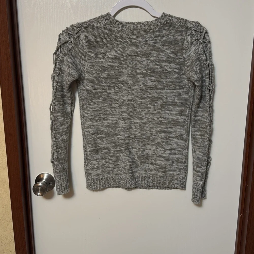 Pink Angel Gray Girl’s Sweater Size L (14)